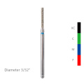 Hot selling diamond edge nail drill bits metal stainless steel nail file for nail gel polish